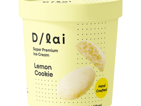 D Lai Lemon Cookie Ice Cream - 1   6   16 oz ctn For Discount