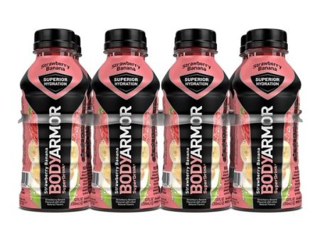 BODYARMOR Sports Drink, Strawberry Banana, 12 Fl. Oz., 8 count Cheap