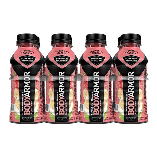 BODYARMOR Sports Drink, Strawberry Banana, 12 Fl. Oz., 8 count Cheap