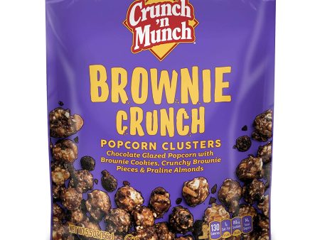 CRUNCH  N MUNCH Brownie Crunch Flavored Popcorn, 5.5 oz Supply