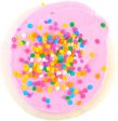 Prairie City Bakery Pink Frosted Cookies - Soft, Festive Cookies with Sweet Pink Icing & Sprinkles (Pack of 60) Online Hot Sale