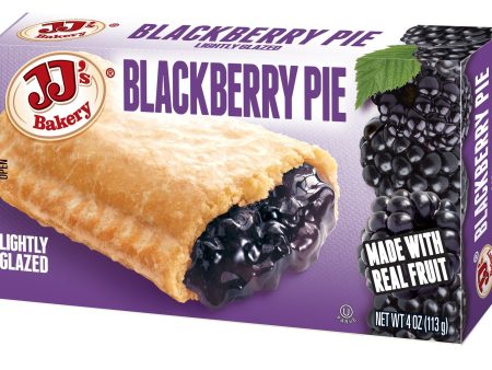 JJ s Bakery Lightly Glazed Snack Pies 4oz (Blackberry) Supply