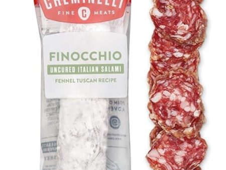 Creminelli Finocchio Uncured Italian Salami - 1   9   5.5 oz ea For Sale