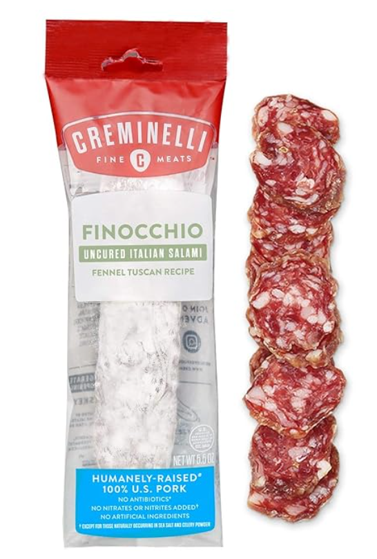 Creminelli Finocchio Uncured Italian Salami - 1   9   5.5 oz ea For Sale