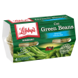 (4 Count) Libby s Cut Green Beans, Canned Vegetables, 4 oz Sale