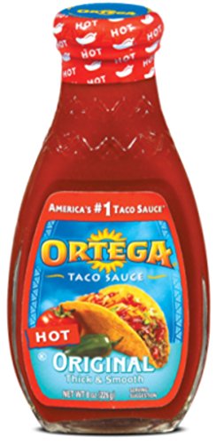 Ortega, Taco Sauce, Hot 8 oz Glass Jar For Cheap