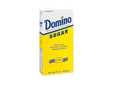 Domino Sugar Premium Pure Cane Granulated Non GMO 16 oz Bag on Sale