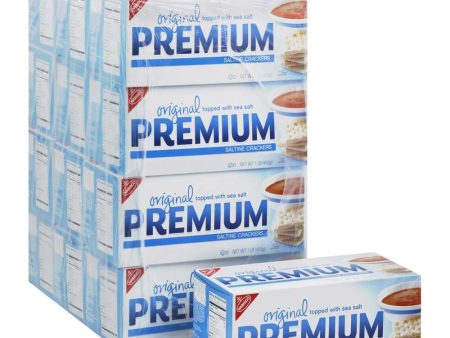 Premium Original Saltine Crackers, 16 oz [1-Box] Online Hot Sale