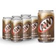 A&W Root Beer Soda, 7.5 fl oz cans, 6 pack For Cheap