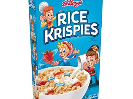 Kellogg s Rice Krispies Breakfast Cereal, 12 Ounce Box Online Hot Sale