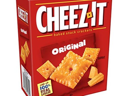 Cheez-It Baked Snack Cheese Crackers, Original, 4.5 oz Box For Sale