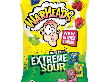 Warheads Extreme Sour Hard Candy Assorted Flaors 3.25 oz Bag Cheap