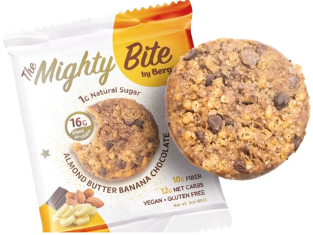 Berg Bites The Mighty Bite, Almond Butter Banana Chocolate - 8   3 oz bag Discount