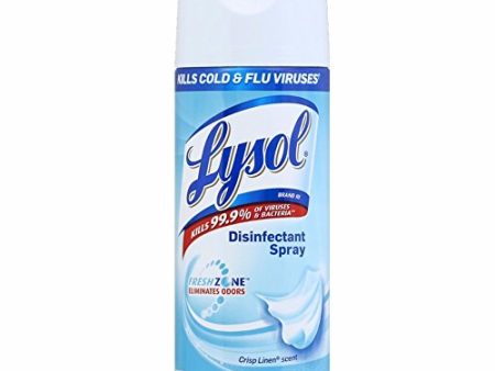 Lysol Disinfectant Spray, Crisp Linen 12.5 oz Can For Sale