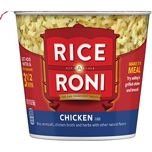 Rice a Roni Cups, Chicken, Individual Cup, 1.97 Ounce Single Count For Discount