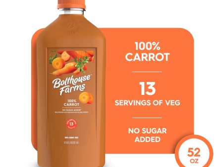 Bolthouse Farms Vegetable Juice Smoothie, 100% Carrot, 52 fl. oz. Bottle on Sale