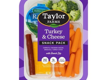 Taylor Farms Turkey & Cheddar Snack Pack, 6 oz Supply