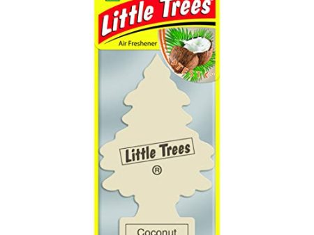 LITTLE TREES Car Air Freshener Hanging Paper Tree for Home Car Coconut [1-Count] Online Hot Sale