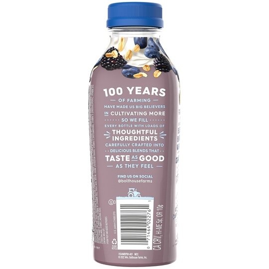 Bolthouse Farms Fruit Smoothie, Mixed Berry Parfait, 15.2 fl. oz. Bottle For Sale