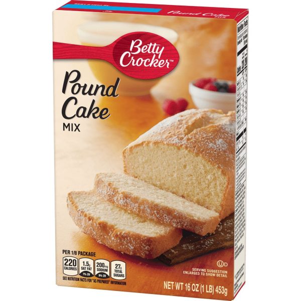 Betty Crocker Pound Cake Mix, 16 oz. For Discount