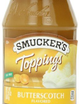 Smucker s Butterscotch Flavored Topping, 12.25 Ounce Jar For Sale