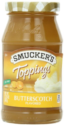 Smucker s Butterscotch Flavored Topping, 12.25 Ounce Jar For Sale