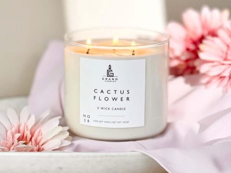 Cactus Flower Candle For Sale