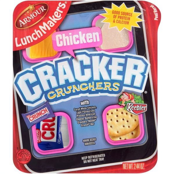 Armour LunchMakers Chicken & Crackers Kit with Crunch Bar, 2.4 oz, 1 Count Online Hot Sale