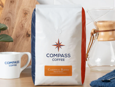 Compass Coffee Cardinal Roast - 1   8   5 lb bag Hot on Sale