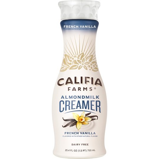 Califia Farms Dairy Free, French Vanilla Almond Milk Coffee Creamer, 25.4 fl oz Sale