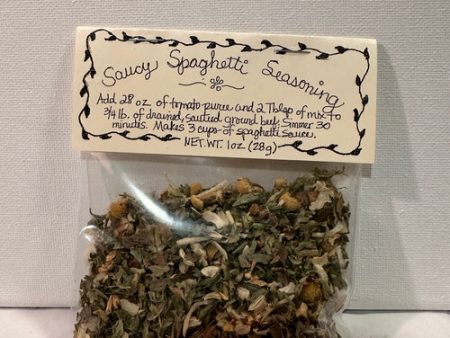 Saucy Spaghetti Seasoning - Flag Fork Herb Farm Fashion