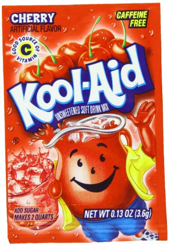 Kool-Aid Cherry Unsweetened Soft Drink Mix 0.13-Ounce Packets 48 Count [1-Box] Sale