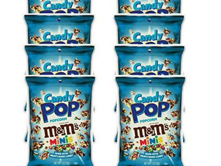 Candy Pop M&M s Popcorn 1 oz (Pack of 8) Online now