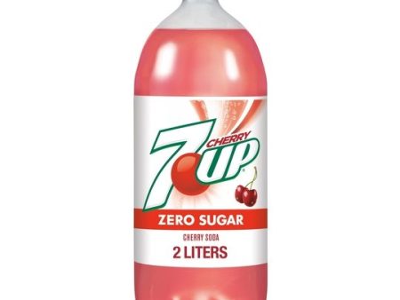 7UP Cherry Zero Sugar Soda, 2 L bottle Cheap