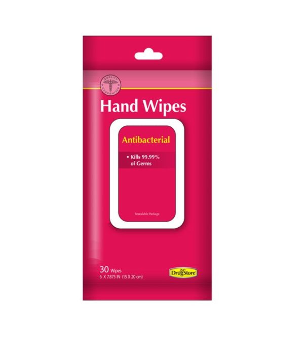 Antibacterial Hand Wipes, Travel Size, Fresh Scent, 30 Count (Pack of 1) For Discount