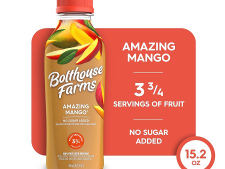 Bolthouse Farms Fruit Juice Smoothie, Amazing Mango, 15.2 fl. oz. Bottle on Sale