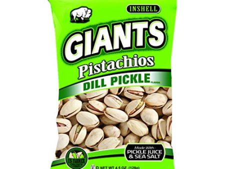 Giants Pistachios, Tangy Dill Pickle Flavor, In-Shell, 4.5 Ounce Bag Online