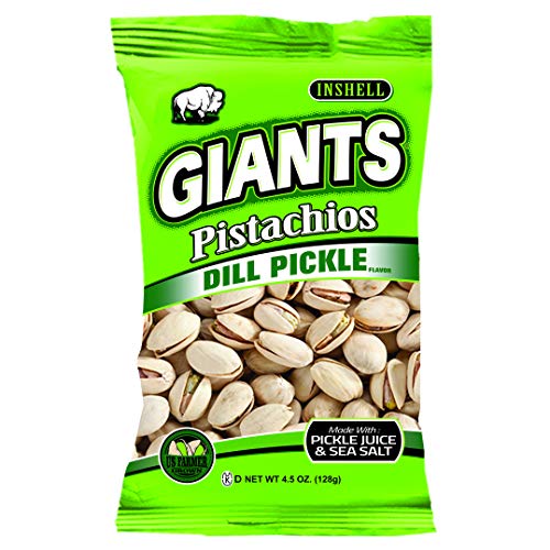 Giants Pistachios, Tangy Dill Pickle Flavor, In-Shell, 4.5 Ounce Bag Online