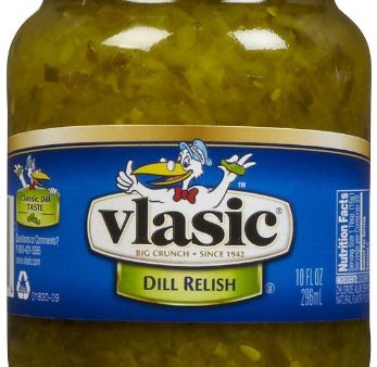 Vlasic Pickle Relish, Dill, 10 oz Jar Fashion