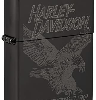 Zippo Harley-Davidson Fancy Fill High Polish Black Lighter - Elegant & Detailed For Discount