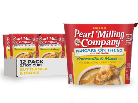 Peal Milling Company Pearl Milling Company, Pancake Cups, Maple Syrup [1-Count] Cheap