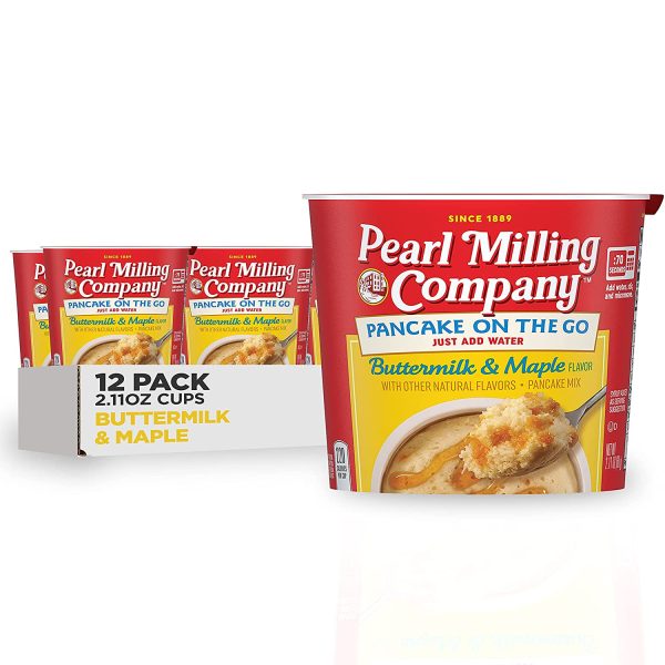 Peal Milling Company Pearl Milling Company, Pancake Cups, Maple Syrup [1-Count] Cheap