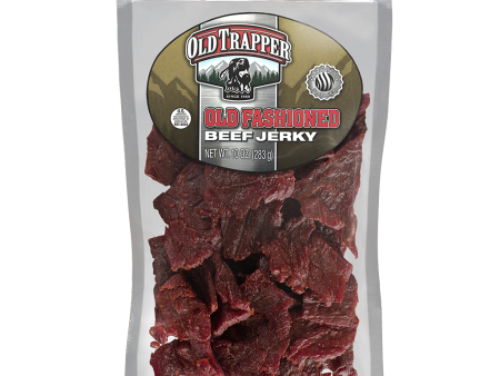 Old Trapper Old Fashioned Beef Jerky 10 Ounce Bag Online Sale