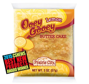 Prairie City Bakery Ooey Gooey Butter Cake Individually Wrapped 2 Ounce Snack Cakes Pack of 10 (Lemon) Online now