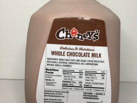 Chocolate Milk, 1 2 Gallon - Chaney s Dairy Hot on Sale