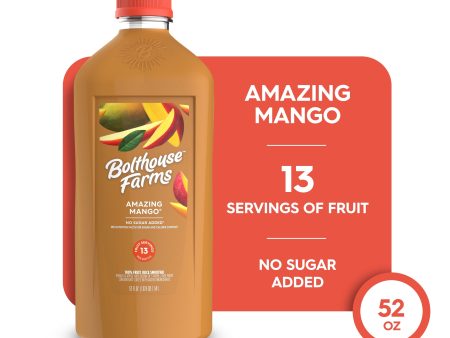 Bolthouse Farms Amazing Mango Fruit Juice Smoothie, 52oz Supply