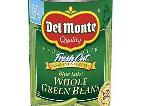 Del Monte Canned Harvest Select Whole Green Beans, 14.5 Ounce Can Online Hot Sale