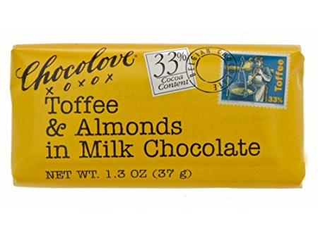 Choco Love Toffee & Almonds in Milk Chocolate - 1   12   1.3 oz ea Cheap