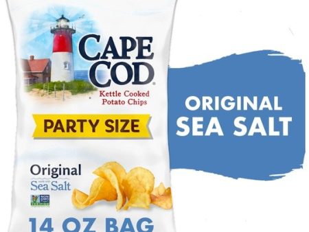 Cape Cod Potato Chips, Original Kettle Chips, 14 oz Party Size on Sale