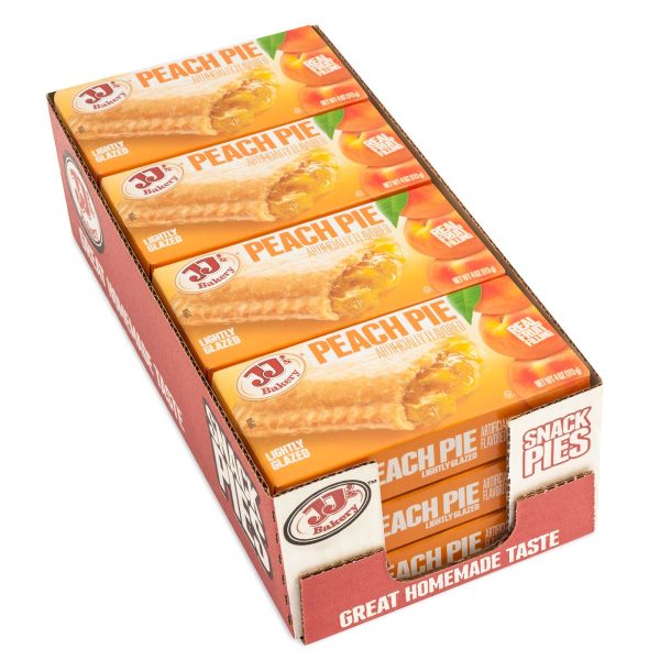 JJ s Bakery Lightly Glazed Snack Pies 4oz (Peach) Online Sale